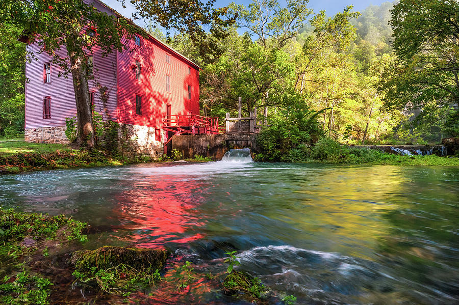 The Waters Of Alley Spring Mill - Missouri Photograph by Gregory Ballos