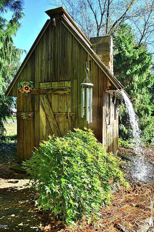 The Watershed At Hippley Gardens Columbiana Ohio Vertical Photograph by