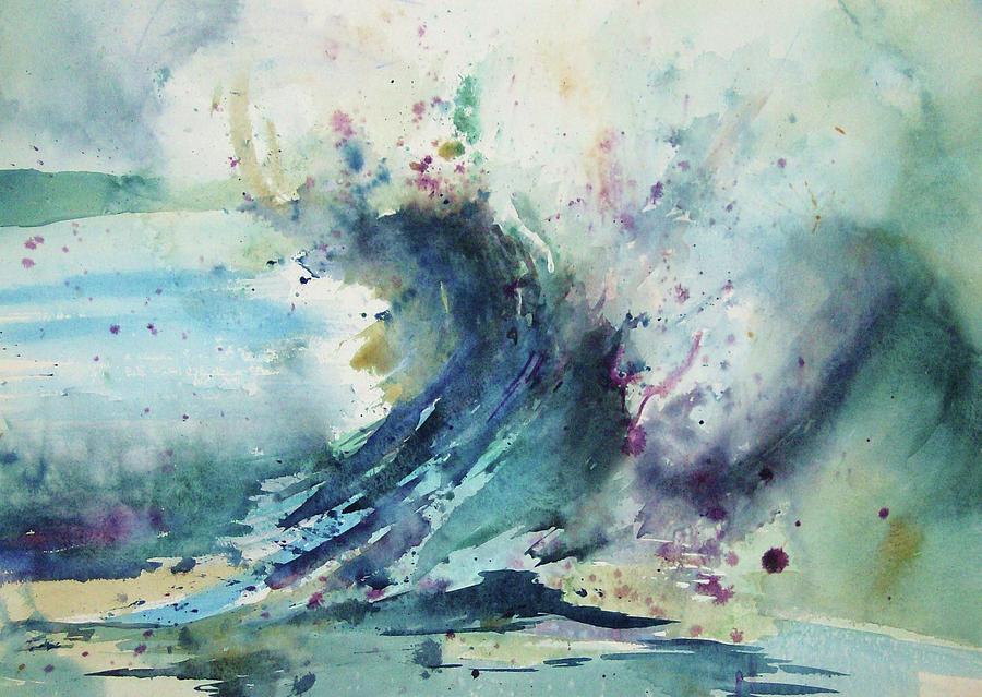 Nature Painting - The Wave by Betty Pinkston