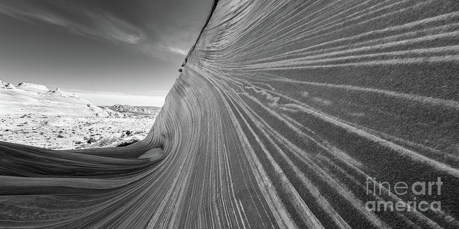 The Wave in Black and White Photograph by Henk Meijer Photography