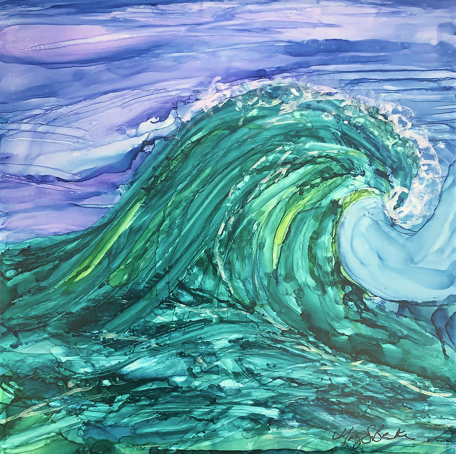 The Wave Painting by Mary Benke