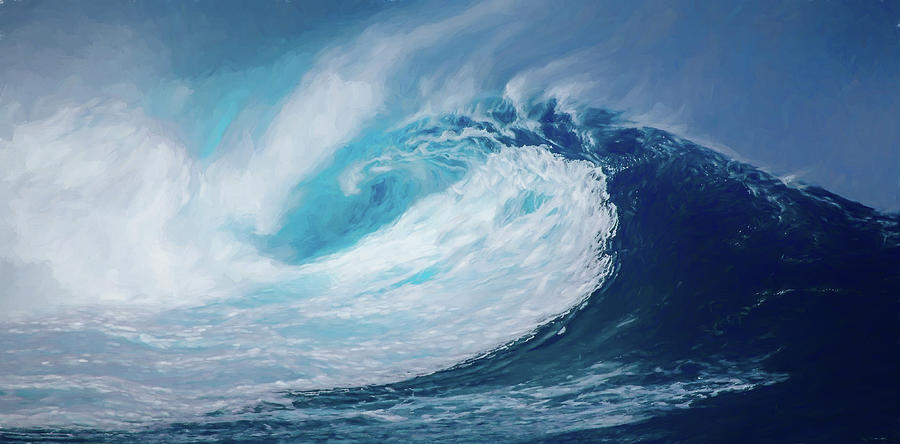 The Wave Digital Art by Roy Pedersen