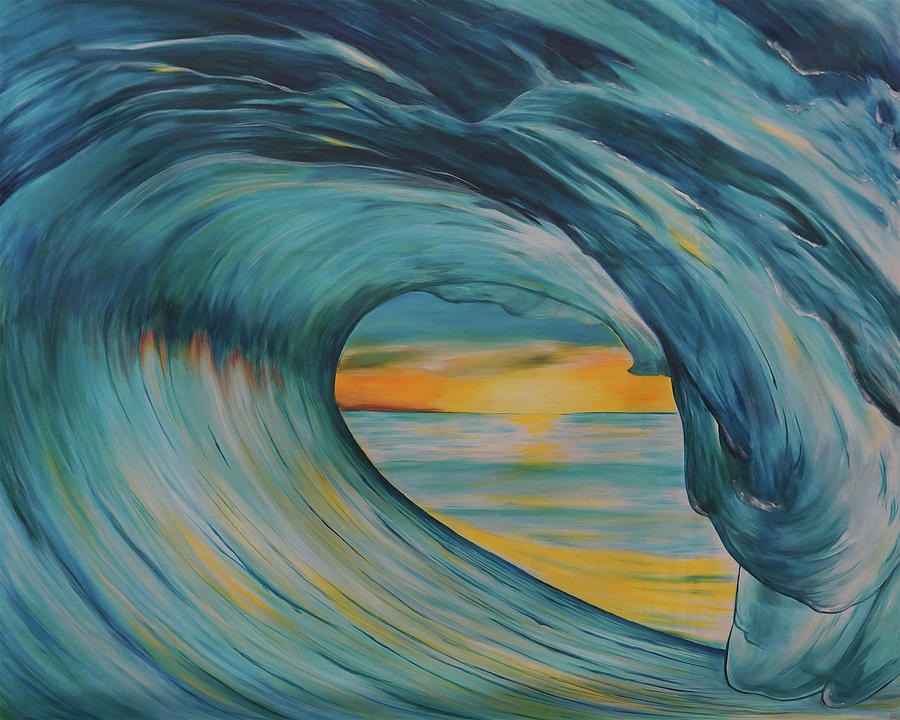 The Wave Painting by A Shiney One - Fine Art America