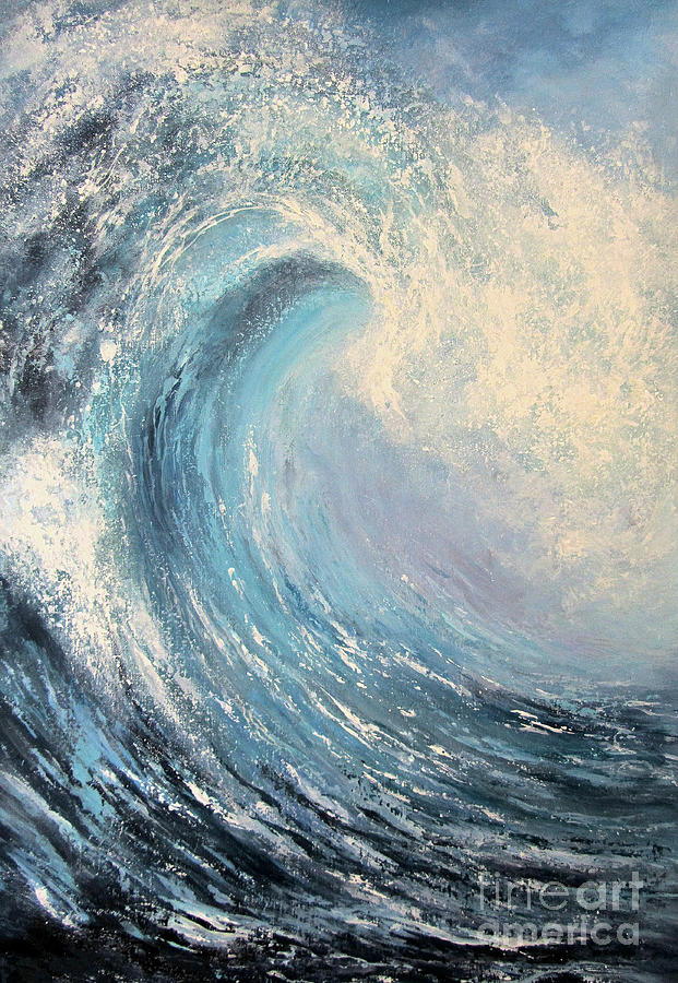 The Wave Painting by Valerie Travers