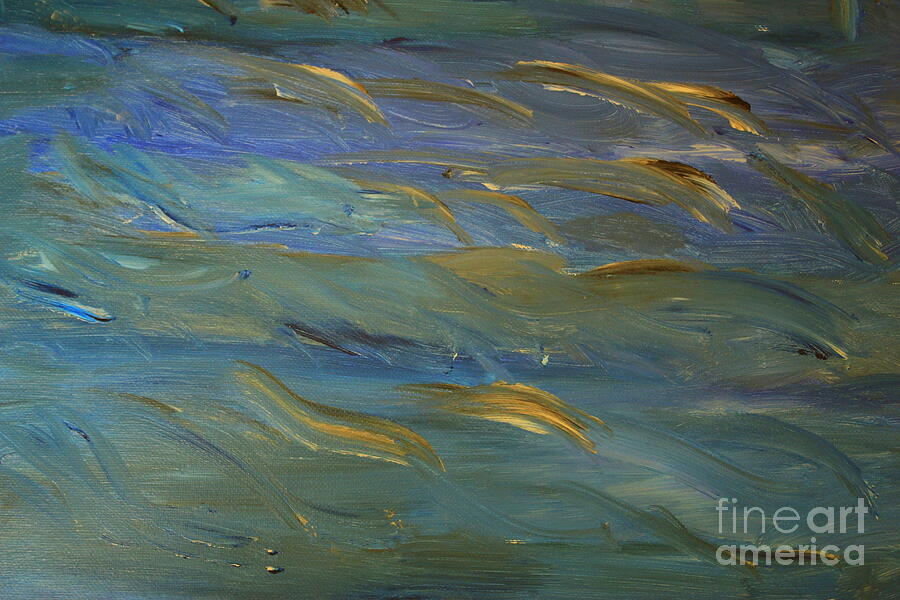 The Waves of Time - An Abstract Painting by Dora Sofia Caputo