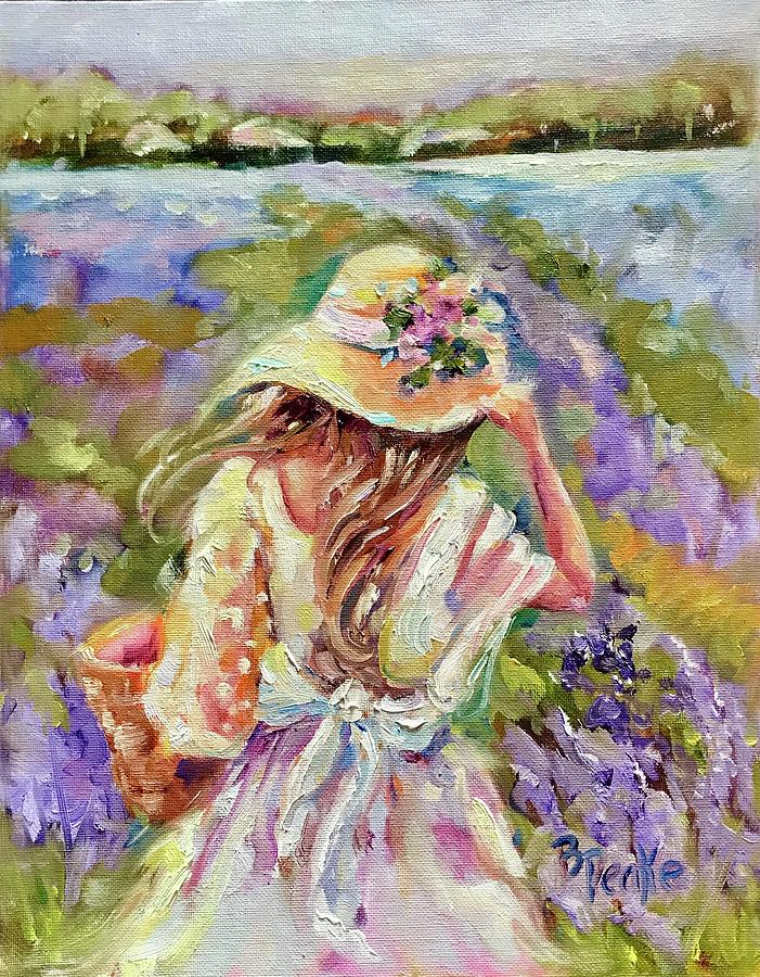 Landscape Painting - The Way Home by Brenda Peake