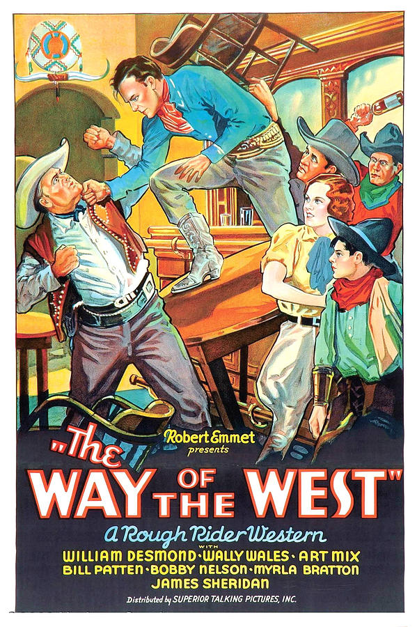 The Way Of The West - 1934 Digital Art by Movie Poster - Fine Art America