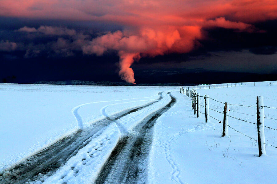 The Way to the Sunset Clouds Photograph by Angelika Vogel