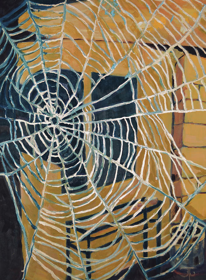 The Web Painting By Julie Todd-cundiff - Fine Art America