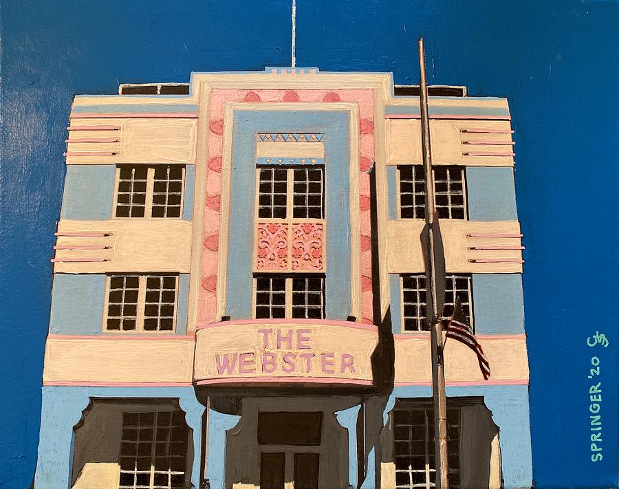 The Webster Hotel Painting by Gary Springer