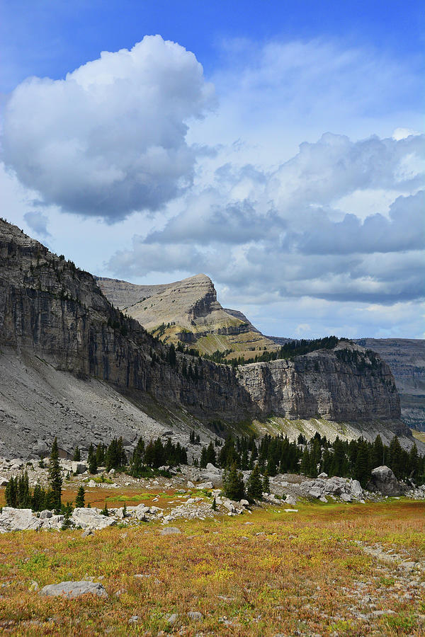 The Wedge from Teton Canyons Shelf Photograph by Raymond Salani III