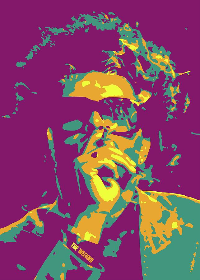 The Weeknd Pop Art V Digital Art By Andika Bahtiar Fine Art America