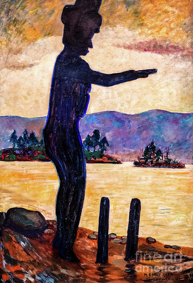 The Welcome Man by Emily Carr Painting by Emily Carr