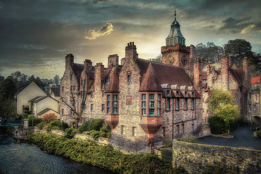 The Well Court - Dean Village Photograph by Micah Offman