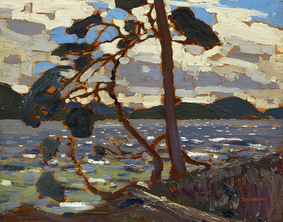 Winter Painting - The West Wind, 1917 by Tom Thomson
