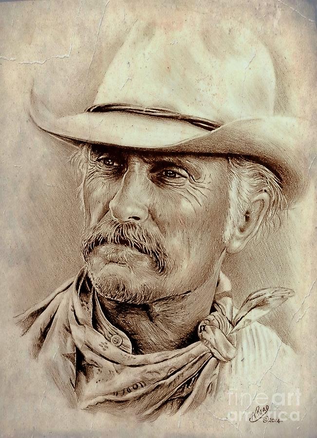 The western collection Duvall Drawing by Andrew Read