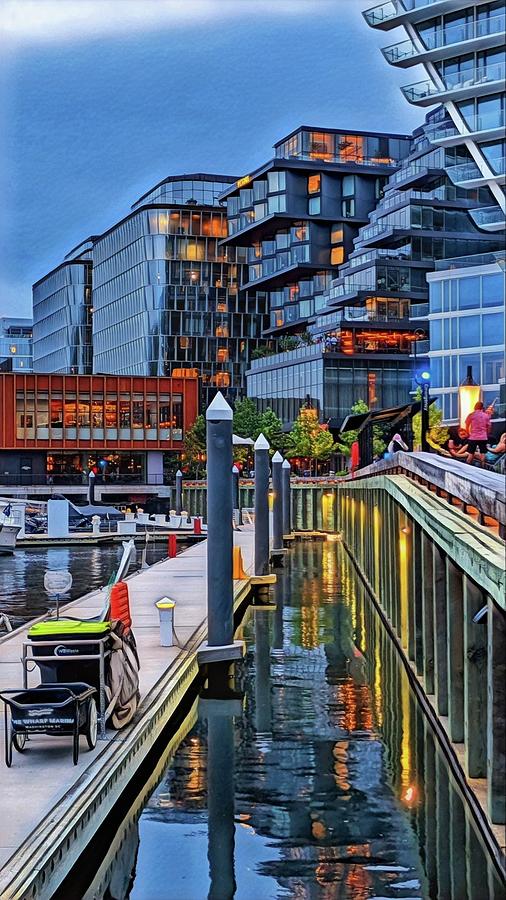 The Wharf in Washington DC Photograph by Sherry Kuhlkin