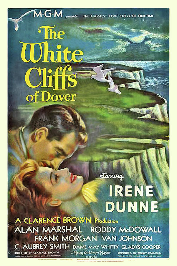Roddy Mcdowall Mixed Media - The White Cliffs of Dover - 1944 by Movie World Posters