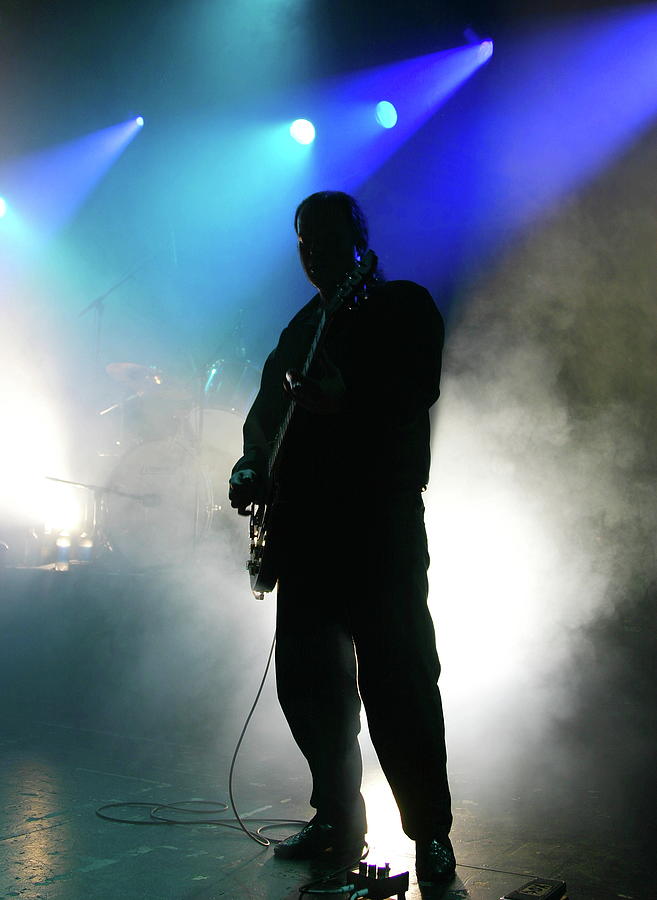 The White Guitarist Photograph by Rick Ulmer - Fine Art America