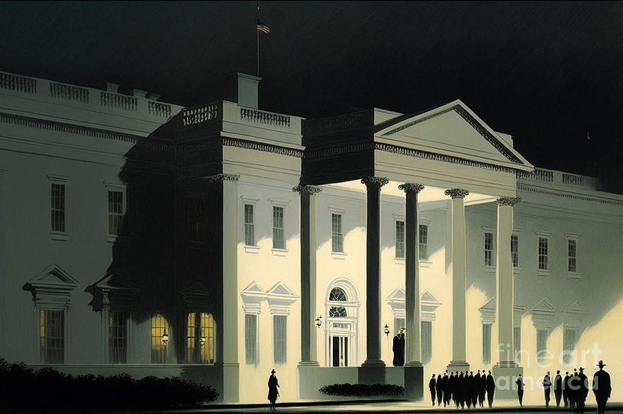 The White House Digital Art by Stephen Wheeler - Pixels