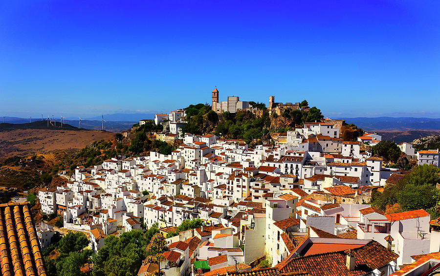 The White Moorish Hilltop Village of Casares Photograph by Panoramic Images