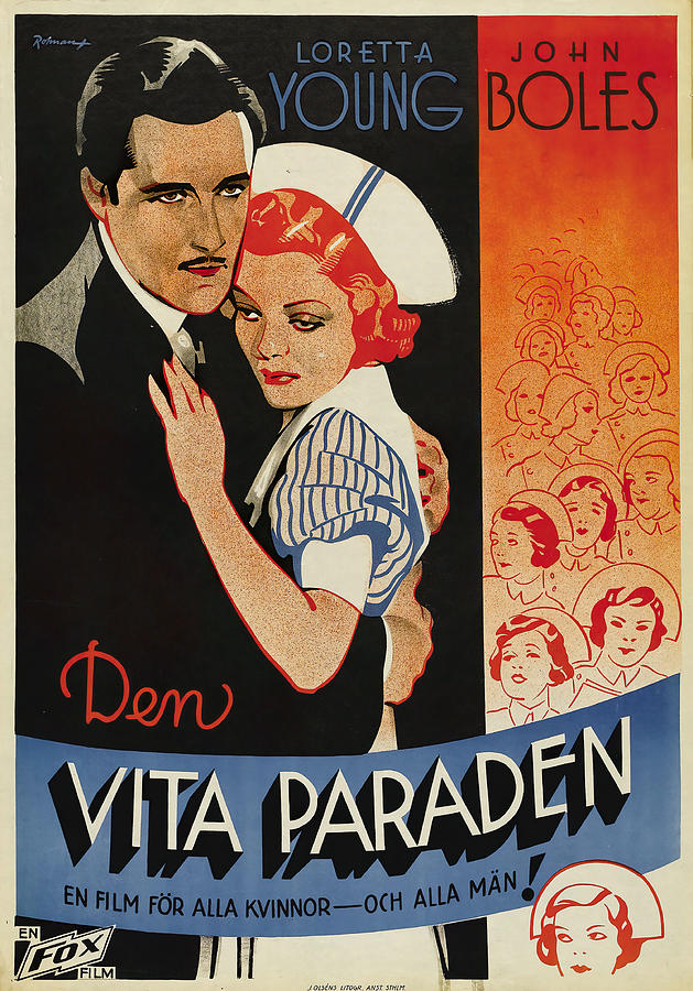 the White Parade, 1934 Mixed Media