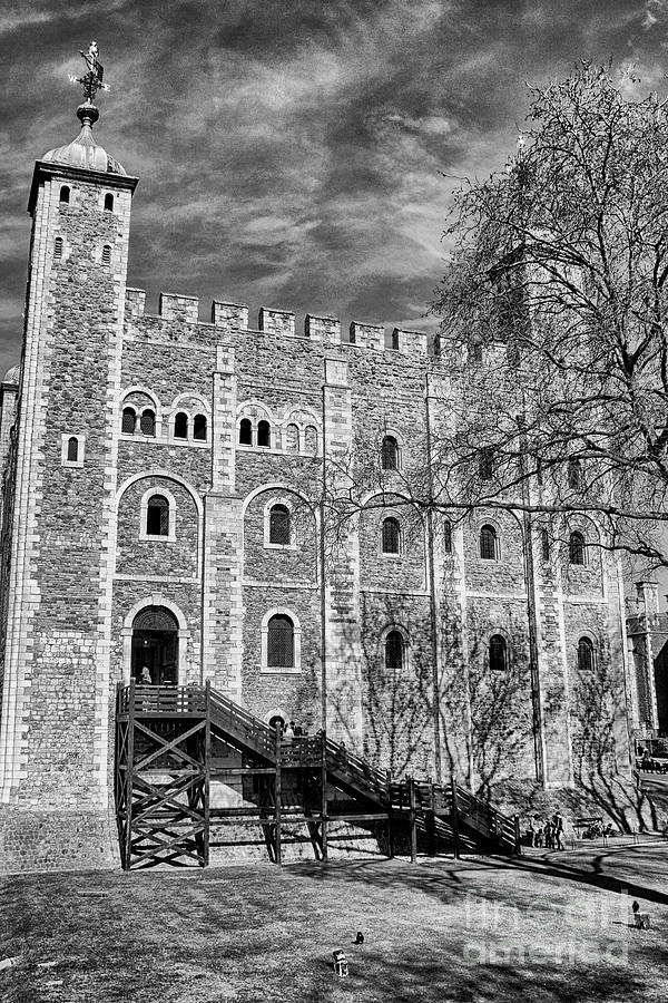 The white tower at the Tower of London Photograph by Patricia Hofmeester