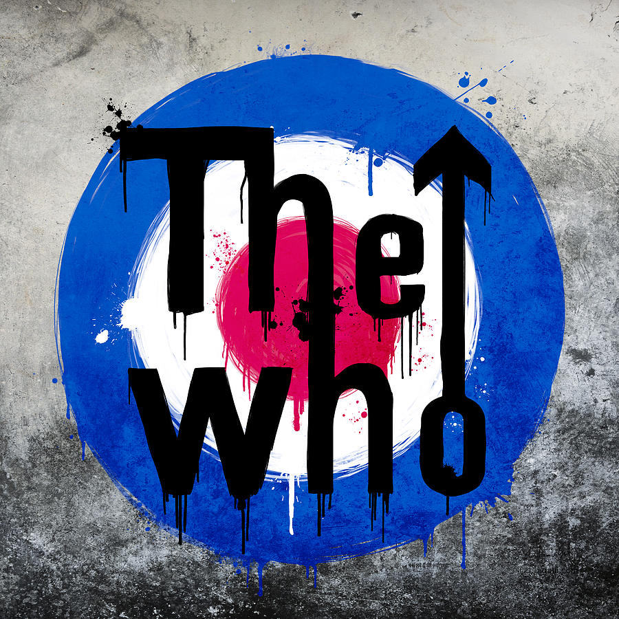 The Who Digital Art - The Who texture by Andrea Gatti