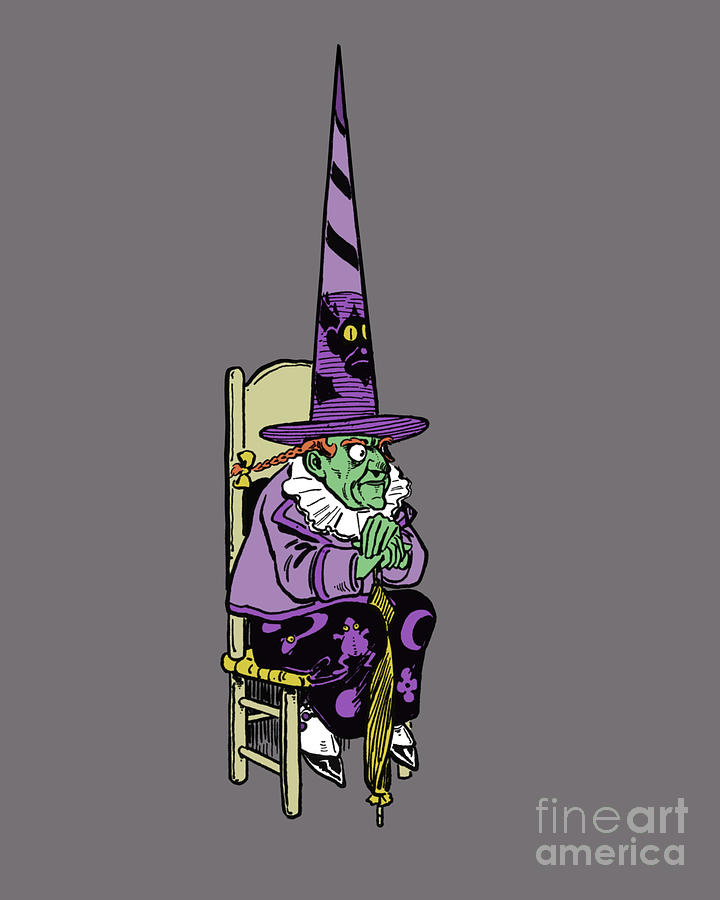 Halloween Digital Art - The Wicked Witch by Madame Memento