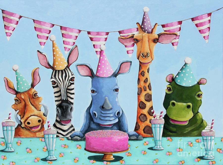 The Wild Party Painting by Lucia Stewart