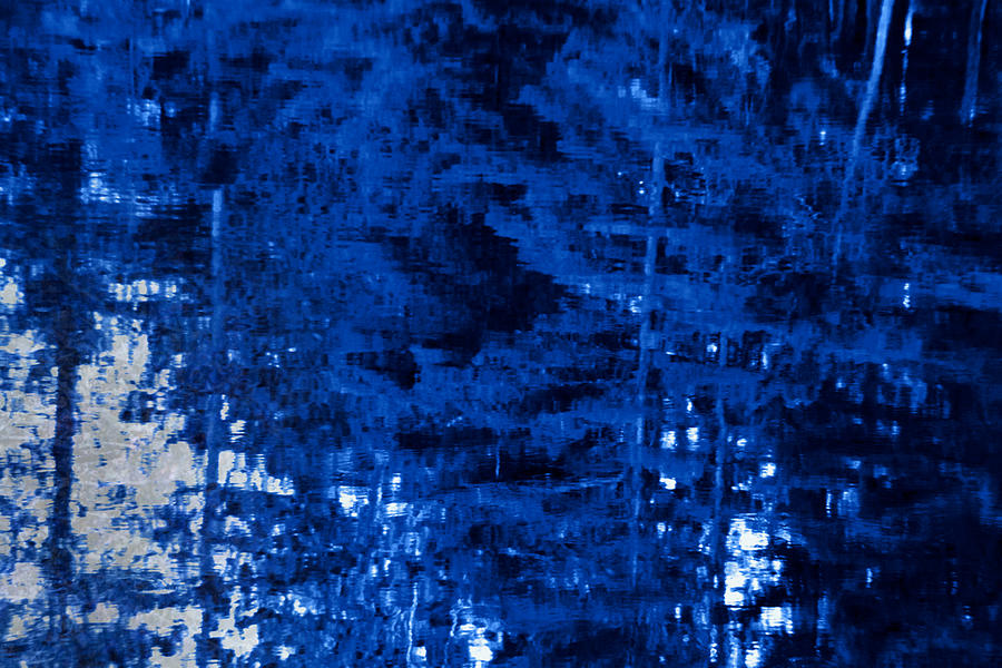 Abstract Digital Art - The Wilderness - Blue by Richard Andrews