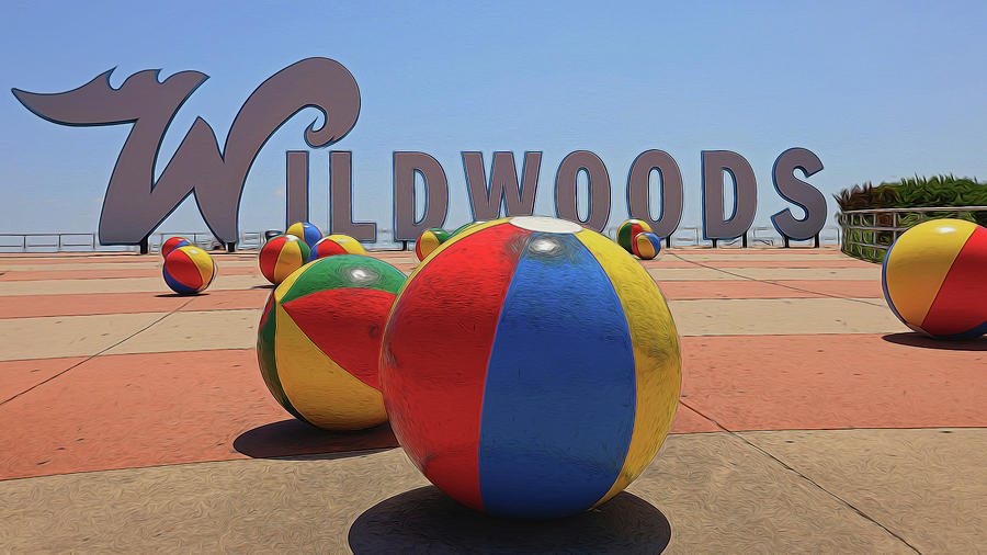 The Wildwoods Sign 2 Photograph by Allen Beatty - Fine Art America