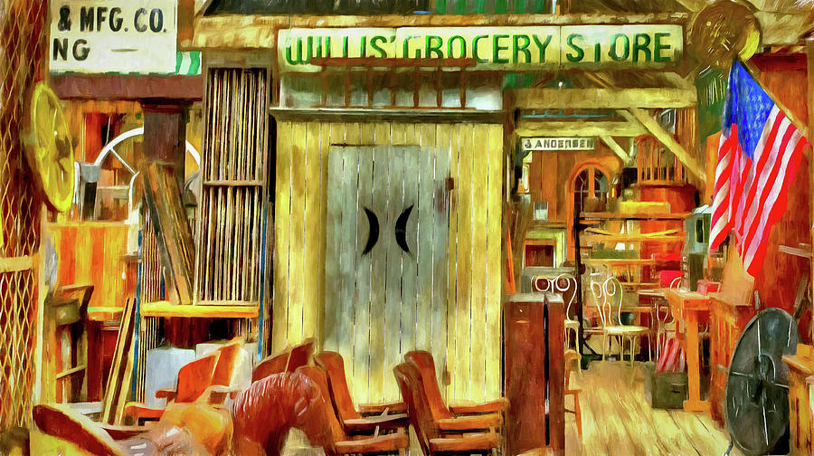 The Willis Grocery Store Photograph by Thom Zehrfeld
