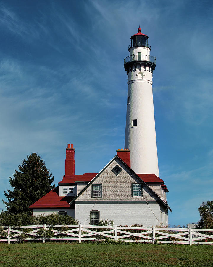 The Wind Point Lighthouse Photograph by Scott Olsen