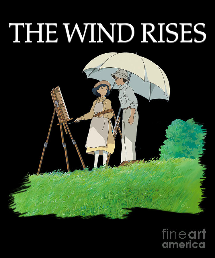 The Wind Rises Naoko Satomi and Jiro Horikoshi Anime Manga Drawing by ...