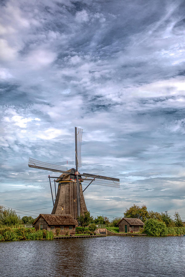 The Windmills of Kinderdijk - V Photograph by Cheryl Strahl