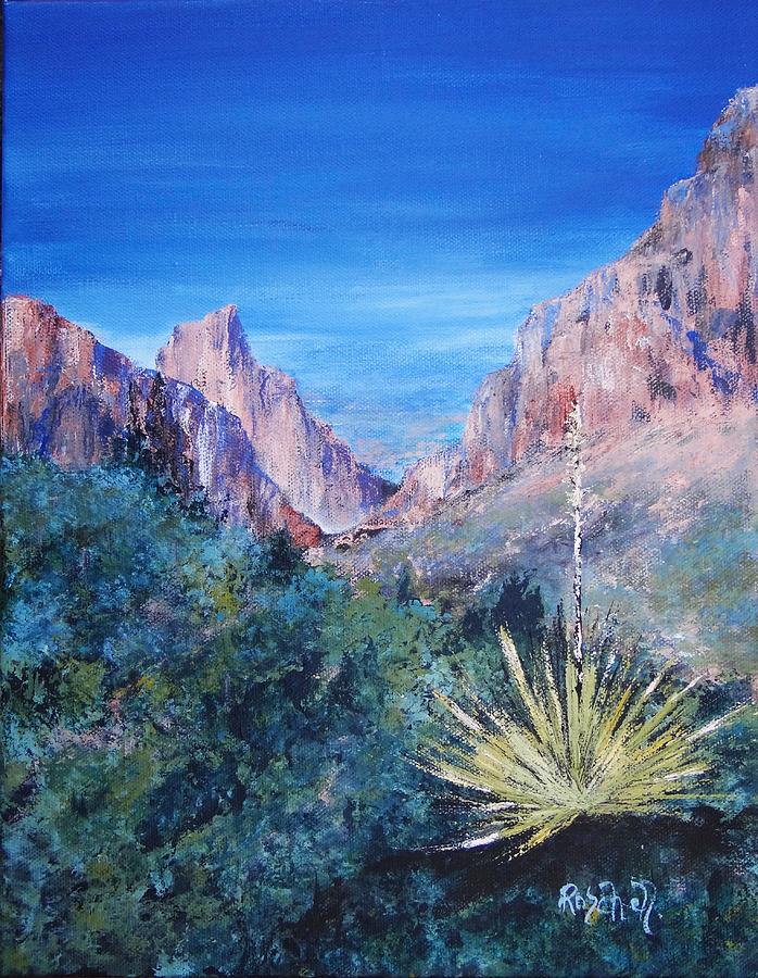 The Window at Big Bend Painting by Roseanne Schellenberger