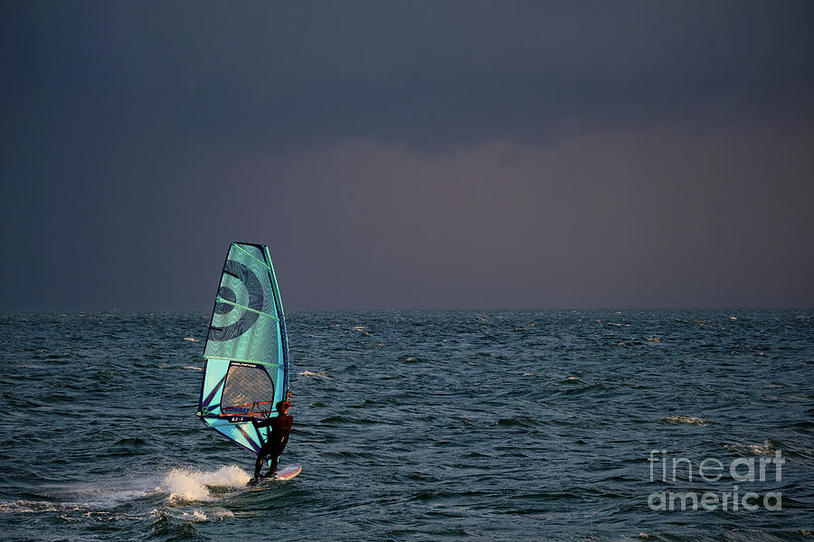 The Windsurfer Photograph by Neil Maclachlan