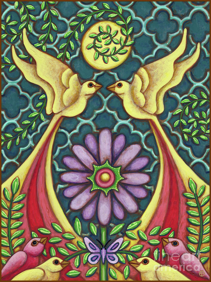 The Wings Of Peace Painting by Amy E Fraser