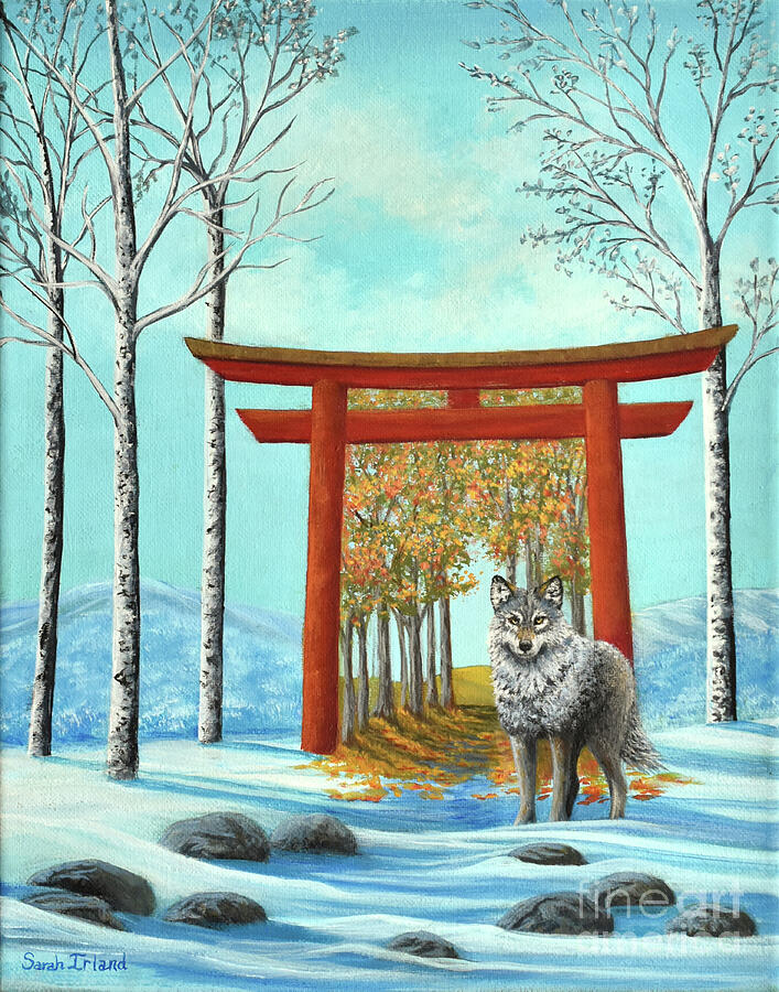 The Winter Gate Painting by Sarah Irland The Winter Gate Painting by Sarah Irland
