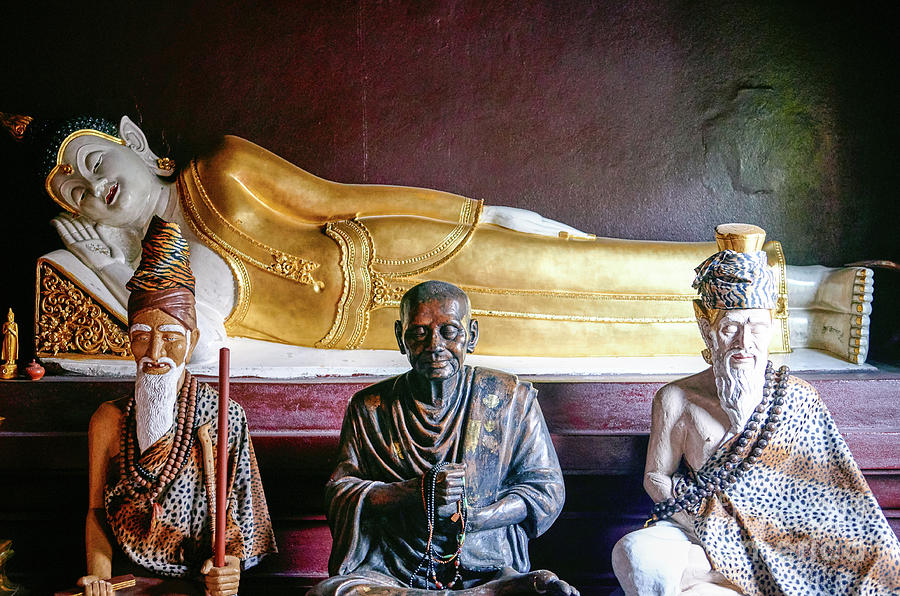 Buddha Photograph - The Wisdom of Four by Dean Harte