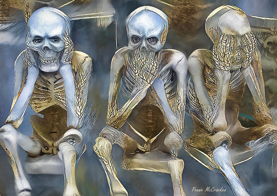 The Wise Skeletons Digital Art