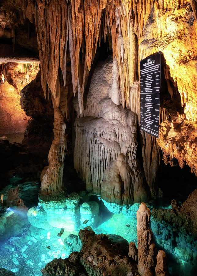 The Wishing Well - Luray Caverns Photograph by Susan Rissi Tregoning