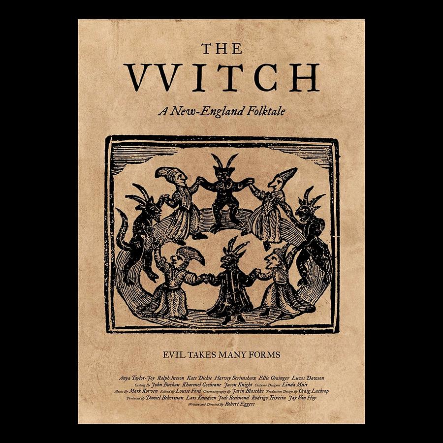 The Witch Film Movie Poster Design Black Phillip Thomasin VVitch Poster ...