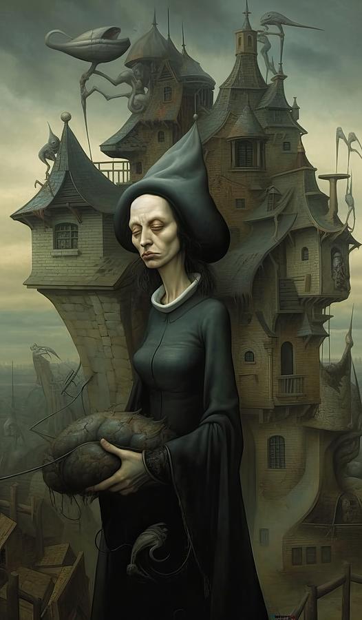 Castle Painting - The Witch by My Head Cinema