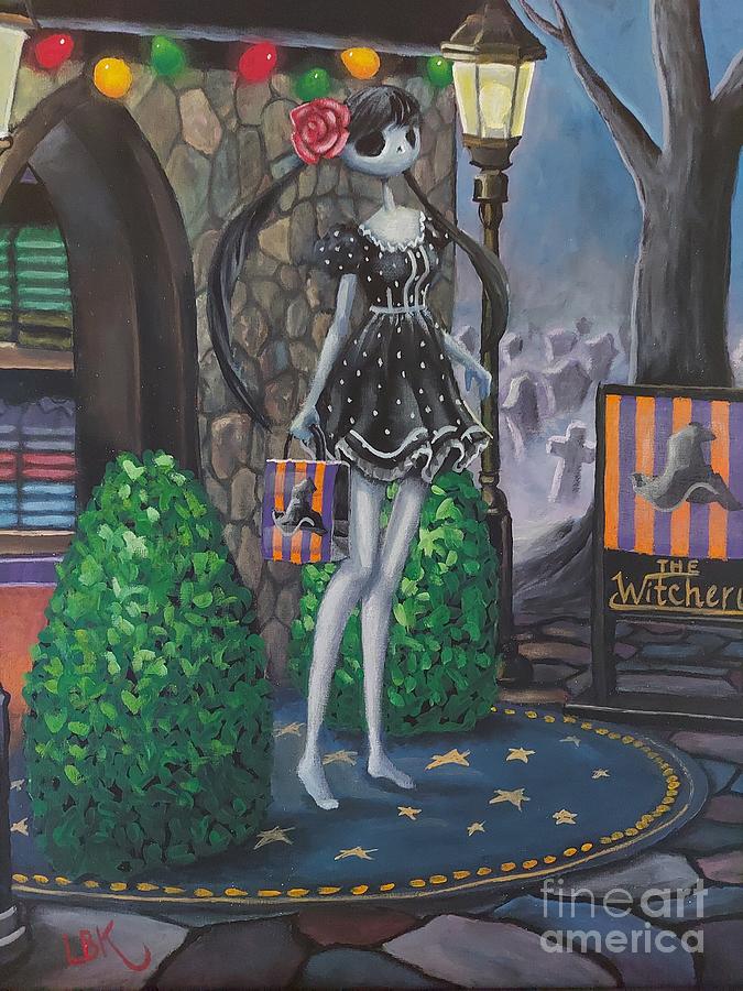 Doll Painting - The Witchery by Lori Keilwitz