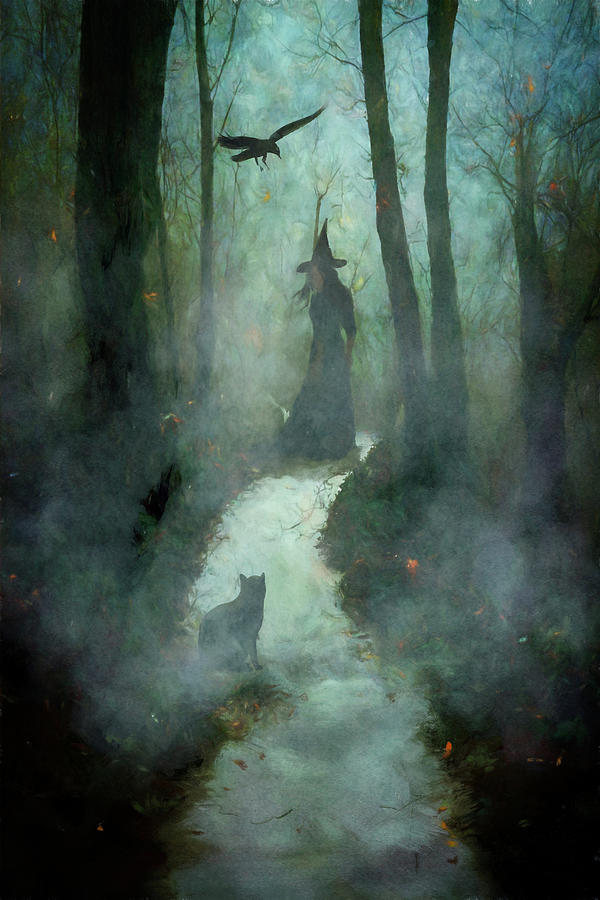 The Witches Forest Digital Art by Roberta Murray - Pixels