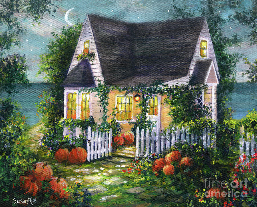 The Witches Haunt Painting By Susan Rios Fine Art America