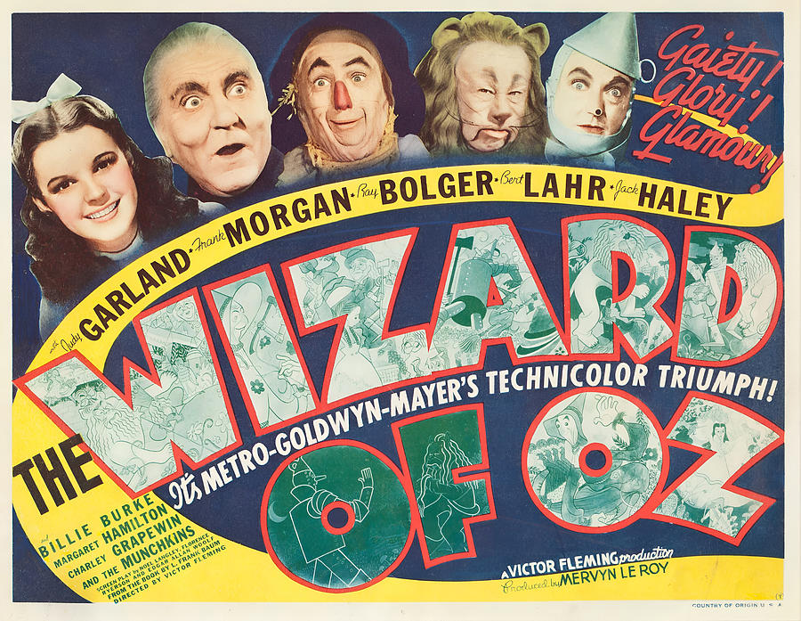 The Wizard of Oz - 1939 Fantasy Adventure Digital Art by Retro Movie ...