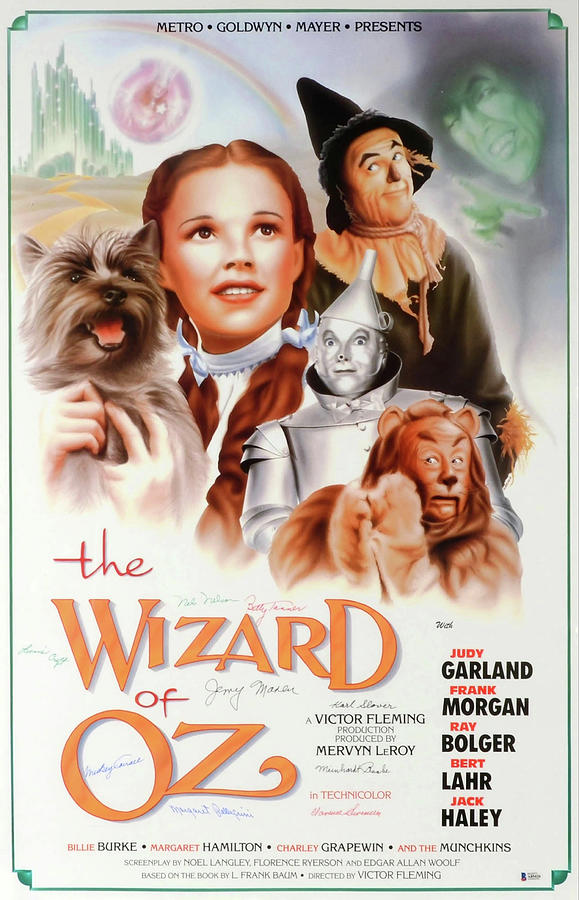 The Wizard of Oz 1939 - Original - Signatures Digital Art by Music N ...